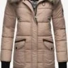 Marikoo Manteaux Dhiver Manteau D’hiver Chaskaa Femme Taupe -Marikoo 9fa6916d2099ba88a25ad4c84f2f2d58