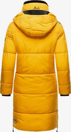 Marikoo Manteaux Dhiver Manteau D’hiver Femme Jaune -Marikoo a02c5b34e054f4c564ba4a0b5ab0df20