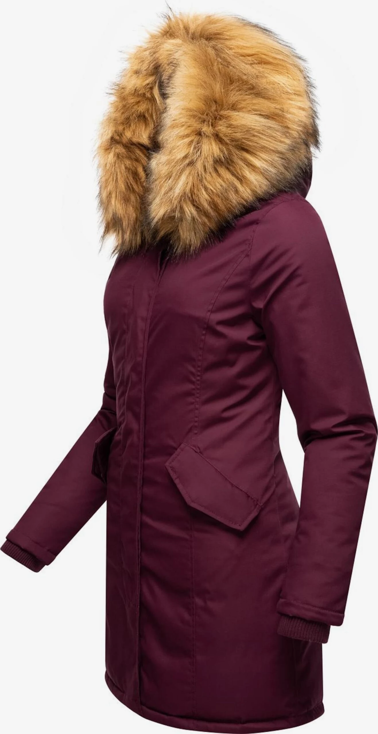 Marikoo Parkas Parka D’hiver Karmaa Femme Bordeaux 4 Marikoo Parkas Parka D’hiver Karmaa Femme Bordeaux – Image 2