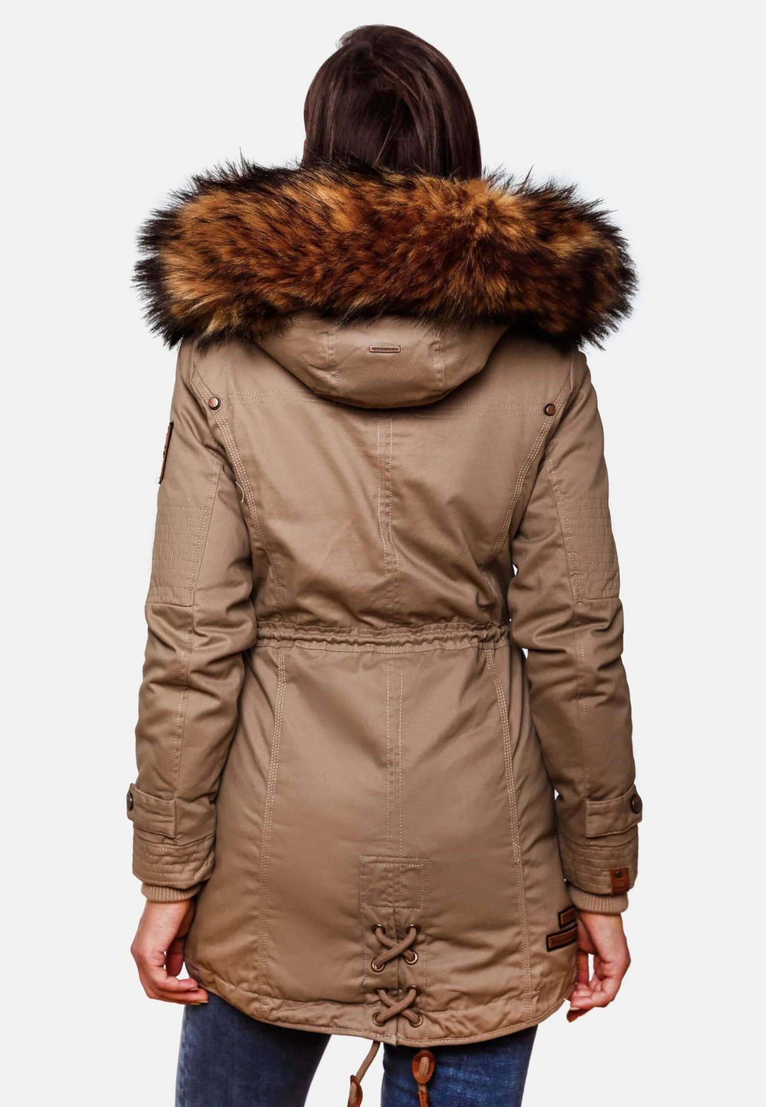 Marikoo Parkas Parka D’hiver La Viva Femme Beige Clair 10 Marikoo Parkas Parka D’hiver La Viva Femme Beige Clair – Image 8