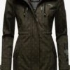 Marikoo Manteaux De Pluie Manteau Fonctionnel Zimtzicke Femme Vert Foncé -Marikoo a241930be8c29bde1be75a1aa3c7dc80