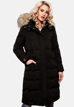 Marikoo Manteaux Dhiver Manteau D’hiver Schneesternchen Femme Noir -Marikoo a557d0fd6effdd9a05566db753922479