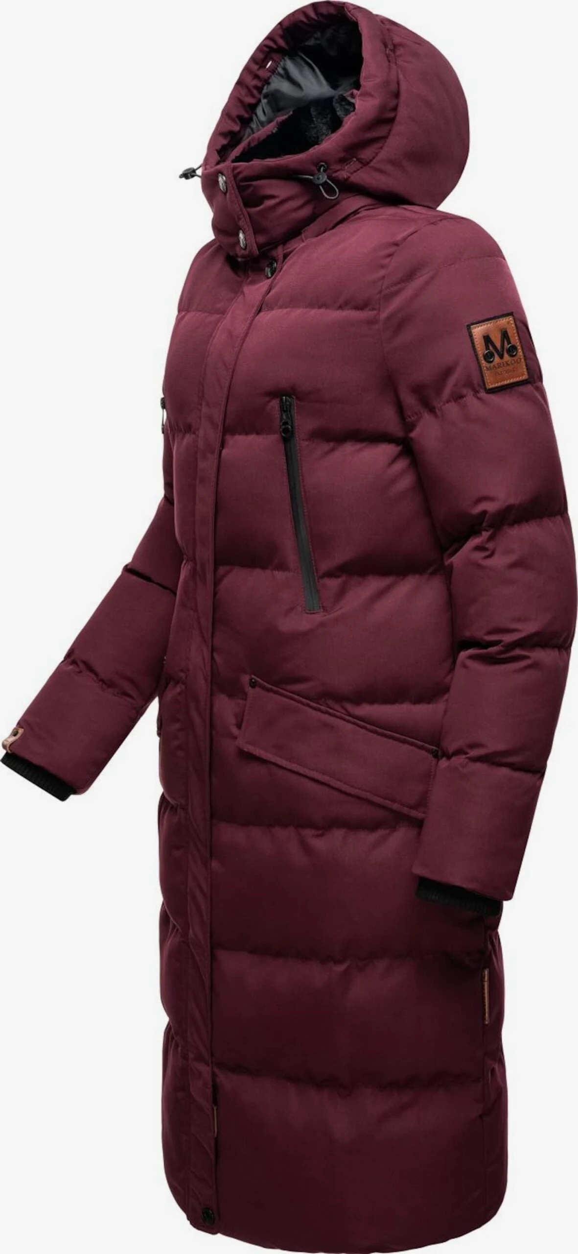 Marikoo Manteaux Dhiver Manteau D’hiver Schneesternchen Femme Bordeaux 6 Marikoo Manteaux Dhiver Manteau D’hiver Schneesternchen Femme Bordeaux – Image 4