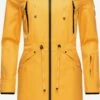 Marikoo Parkas Parka Mi-saison Femme Jaune Dor -Marikoo a796ccd8e32d15b02420acf39165bb76
