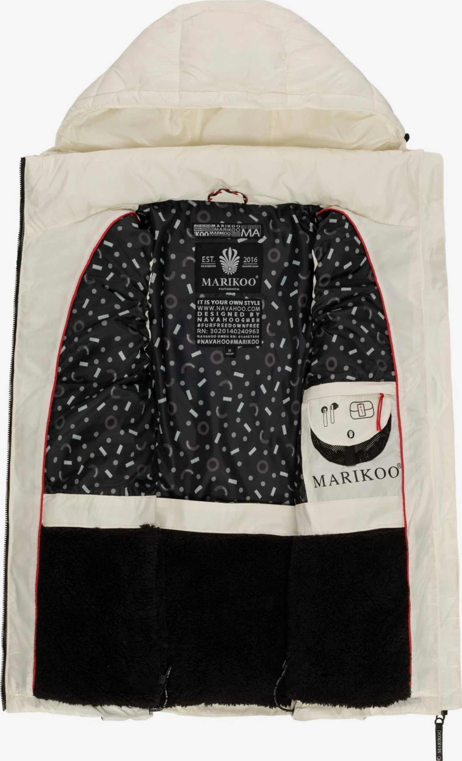 Marikoo Vestes Sans Manches Gilet Eisflöckchen Femme Blanc Cassé 7 Marikoo Vestes Sans Manches Gilet Eisflöckchen Femme Blanc Cassé – Image 5