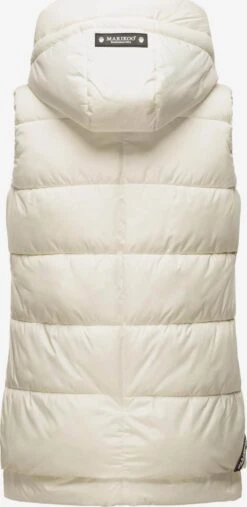 Marikoo Vestes Sans Manches Gilet Zarinaa Femme Blanc Cassé 12 Marikoo Vestes Sans Manches Gilet Zarinaa Femme Blanc Cassé -Marikoo a8c8c7bcc509a0f28555228f77c0a07a