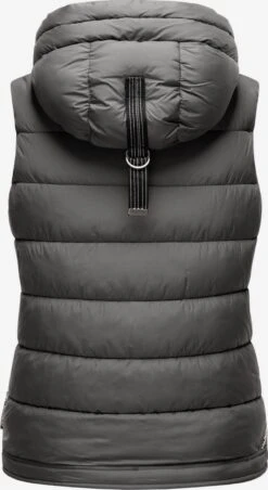 Marikoo Vestes Sans Manches Gilet Taisaa Femme Gris Foncé -Marikoo aa3e22cead9433a499ba00f3ec255bc7
