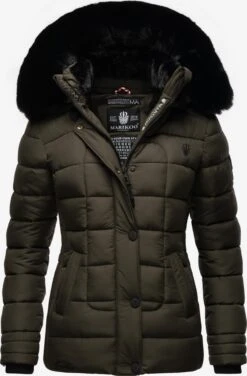 Marikoo Vestes Dhiver Veste D’hiver Qesraa Femme Anthracite