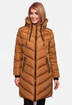 Marikoo Manteaux Dhiver Manteau D’hiver Armasa Femme Caramel -Marikoo ab4db9864df935a1ddded95d7f7c5d35