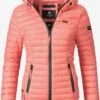 Marikoo Vestes De Mi-saison Veste Mi-saison Samtpfote Femme Corail