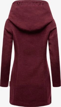 Marikoo Manteaux Dhiver Manteau D’hiver Maikoo Femme Bordeaux -Marikoo b060156db7de81180efc00138c90bbbe