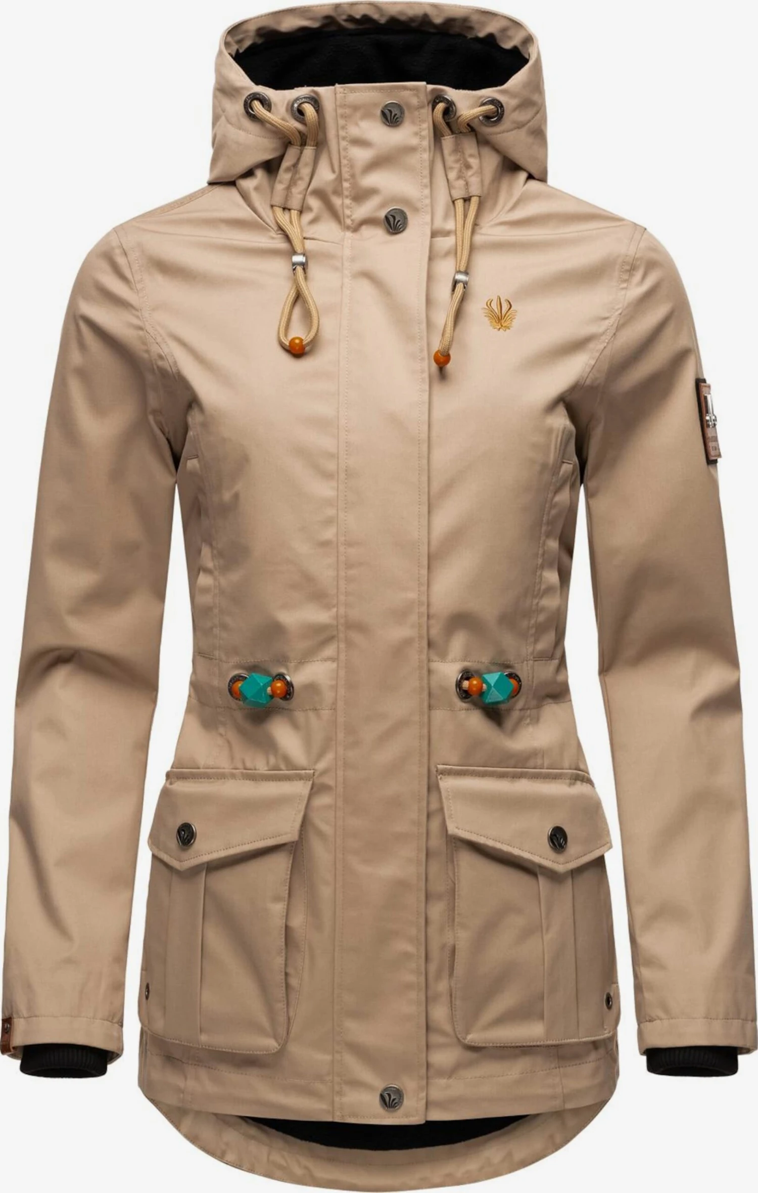 Marikoo Vestes De Mi-saison Veste Mi-saison Babetaa Femme Sable 6 Marikoo Vestes De Mi-saison Veste Mi-saison Babetaa Femme Sable – Image 4