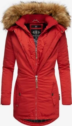 Marikoo Manteaux Dhiver Manteau D’hiver Sanakoo Femme Rouge 11 Marikoo Manteaux Dhiver Manteau D’hiver Sanakoo Femme Rouge -Marikoo b2383e0766ef18364e4f735b0bd10959