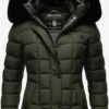 Marikoo Vestes Dhiver Veste D’hiver Qesraa Femme Kaki 1 Marikoo Vestes Dhiver Veste D’hiver Qesraa Femme Kaki -Marikoo b2c39162b1f53378921563e8506171d1