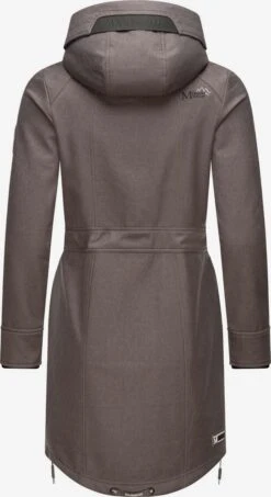 Marikoo Parkas Parka Mi-saison Femme Gris Foncé -Marikoo b4ca2775c2ba20a26f3adc9b15b71331