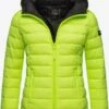 Marikoo Vestes Dextérieur Veste Fonctionnelle Femme Vert Fluo -Marikoo b562ac4ff53be002d98c65d655c9ebde