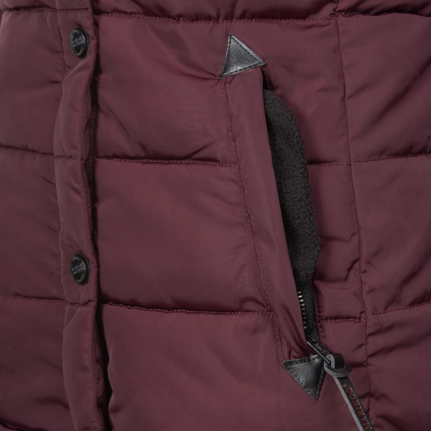 Marikoo Vestes Dhiver Veste D’hiver Lotusblüte Femme Bourgogne 8 Marikoo Vestes Dhiver Veste D’hiver Lotusblüte Femme Bourgogne – Image 6