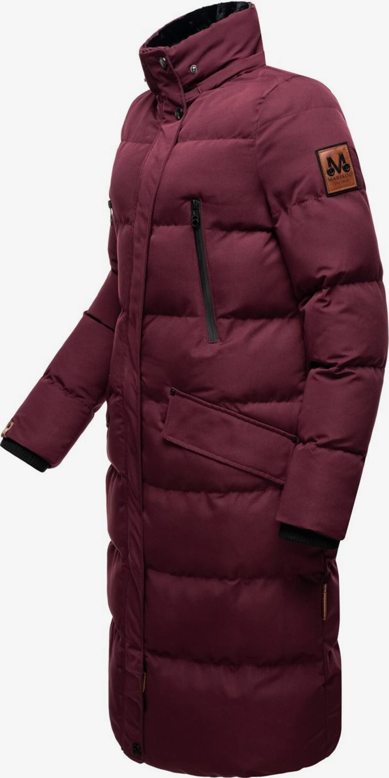 Marikoo Manteaux Dhiver Manteau D’hiver Schneesternchen Femme Bordeaux 7 Marikoo Manteaux Dhiver Manteau D’hiver Schneesternchen Femme Bordeaux – Image 5