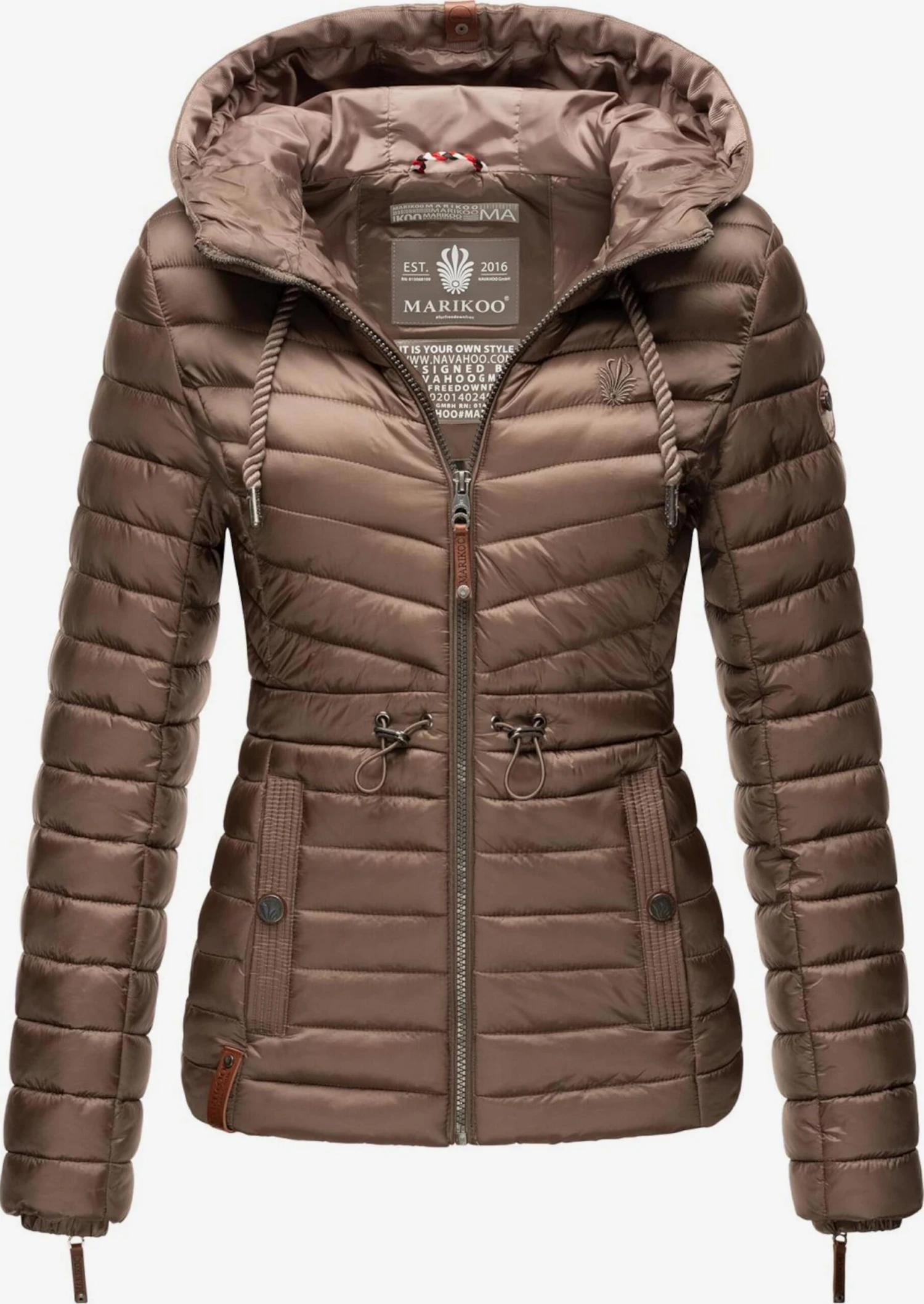 Marikoo Vestes De Mi-saison Veste Mi-saison Aniyaa Femme Bronze 3 Marikoo Vestes De Mi-saison Veste Mi-saison Aniyaa Femme Bronze