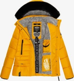 Marikoo Vestes Dhiver Veste D’hiver Loveleen Femme Jaune -Marikoo b8b55b44395f20d1bf62bee17dcf1281