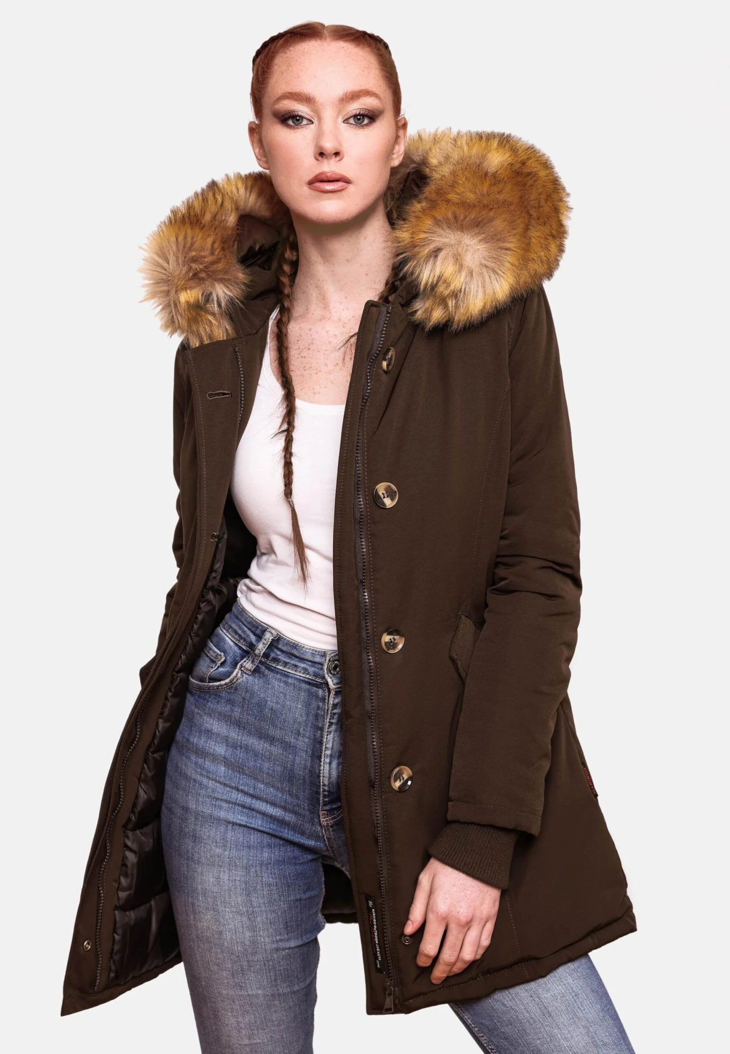 Marikoo Parkas Parka D’hiver Karmaa Femme Marron 11 Marikoo Parkas Parka D’hiver Karmaa Femme Marron – Image 9