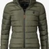 Marikoo Vestes Dhiver Veste D’hiver Poison Femme Kaki -Marikoo be8f844131c0a867f4a752e0749e1da7