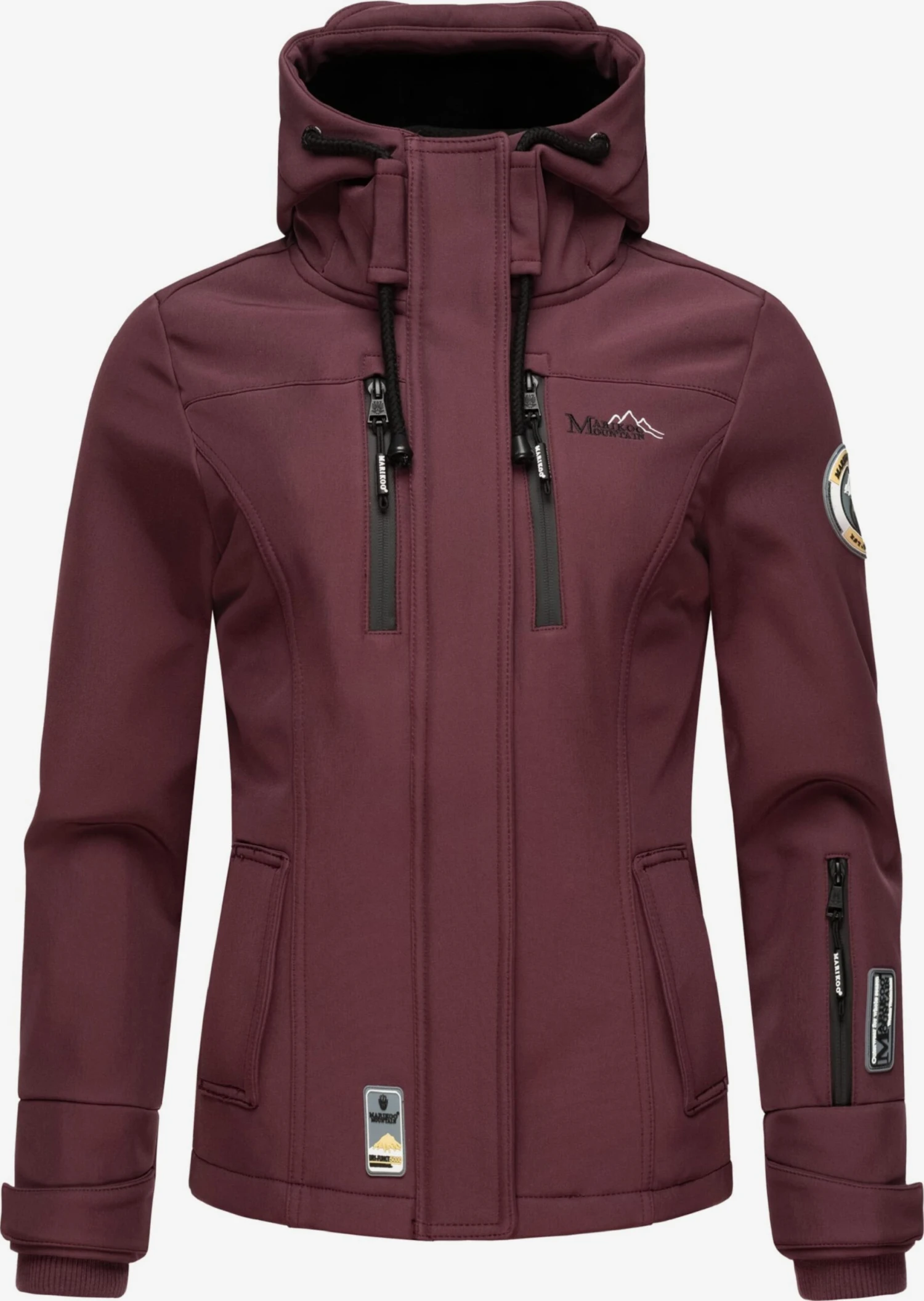 Marikoo Vestes De Mi-saison Veste Mi-saison Kleine Zicke Femme Rouge / Bordeaux 4 Marikoo Vestes De Mi-saison Veste Mi-saison Kleine Zicke Femme Rouge / Bordeaux – Image 2