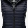 Marikoo Vestes Sans Manches Gilet Hasenpfote Femme Bleu Nuit 1 Marikoo Vestes Sans Manches Gilet Hasenpfote Femme Bleu Nuit -Marikoo c1481923f5aa5a4e00f488247746d3a4
