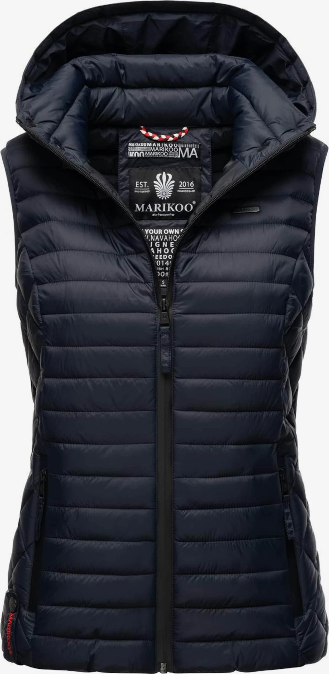 Marikoo Vestes Sans Manches Gilet Hasenpfote Femme Bleu Nuit 3 Marikoo Vestes Sans Manches Gilet Hasenpfote Femme Bleu Nuit