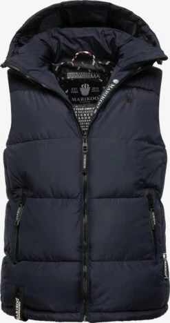 Marikoo Vestes Sans Manches Gilet Eisflöckchen Femme Bleu Marine 10 Marikoo Vestes Sans Manches Gilet Eisflöckchen Femme Bleu Marine -Marikoo c2722fd8c14ae7f638ab21c93f58f76b
