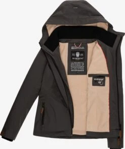 Marikoo Vestes Dextérieur Veste Fonctionnelle Erdbeere Femme Anthracite -Marikoo c287687b6f6c462b01c8d60b6f3f4bde