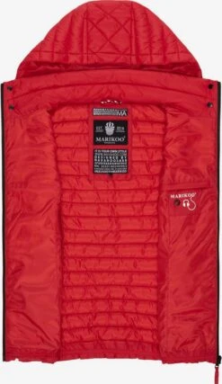 Marikoo Vestes Sans Manches Gilet Hasenpfote Femme Rouge -Marikoo c2bbc0348a10c9ea1323287f4cb996cb