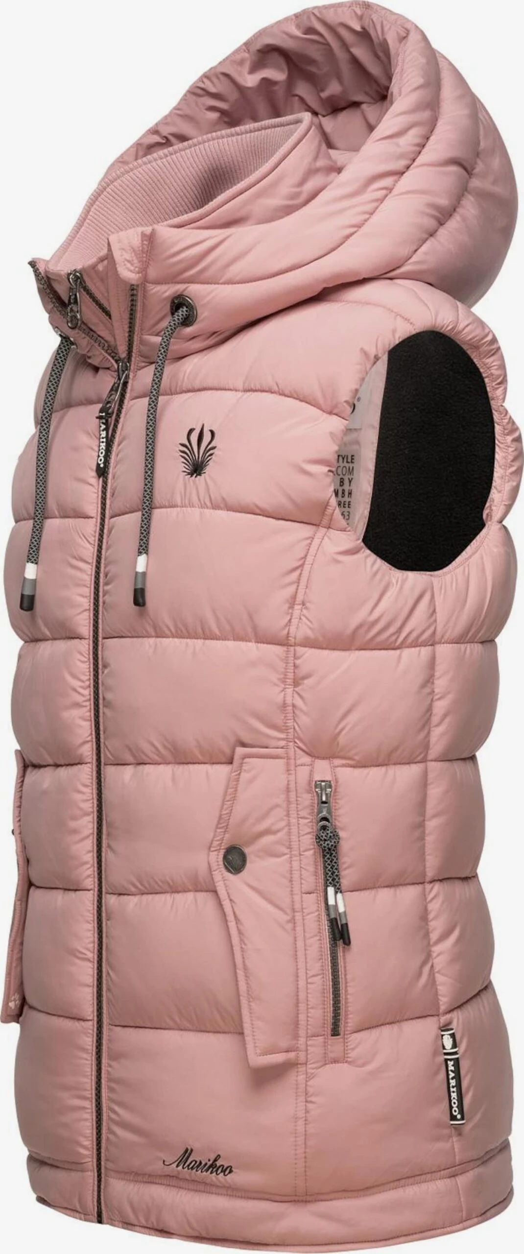 Marikoo Vestes Sans Manches Gilet Taisaa Femme Rose 5 Marikoo Vestes Sans Manches Gilet Taisaa Femme Rose – Image 3