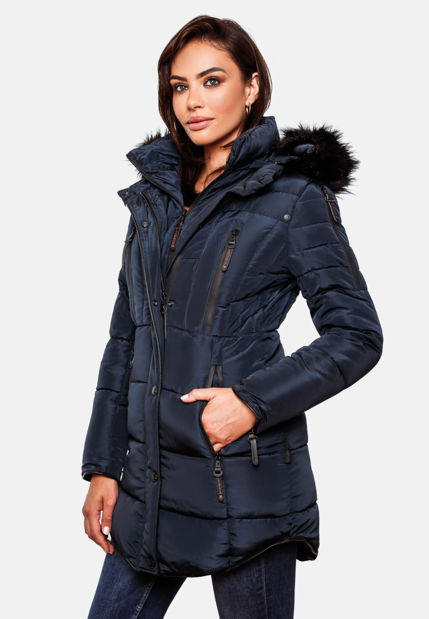 Marikoo Manteaux Dhiver Manteau D’hiver Moonshine Femme Bleu 8 Marikoo Manteaux Dhiver Manteau D’hiver Moonshine Femme Bleu – Image 6