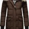Marikoo Manteaux Dhiver Manteau D’hiver Chaskaa Femme Chocolat -Marikoo c63da3597053a07dbe1343064f046cf6