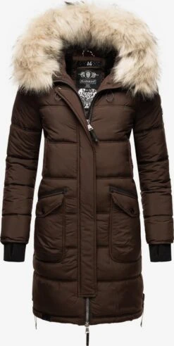 Marikoo Manteaux Dhiver Manteau D’hiver Chaskaa Femme Chocolat