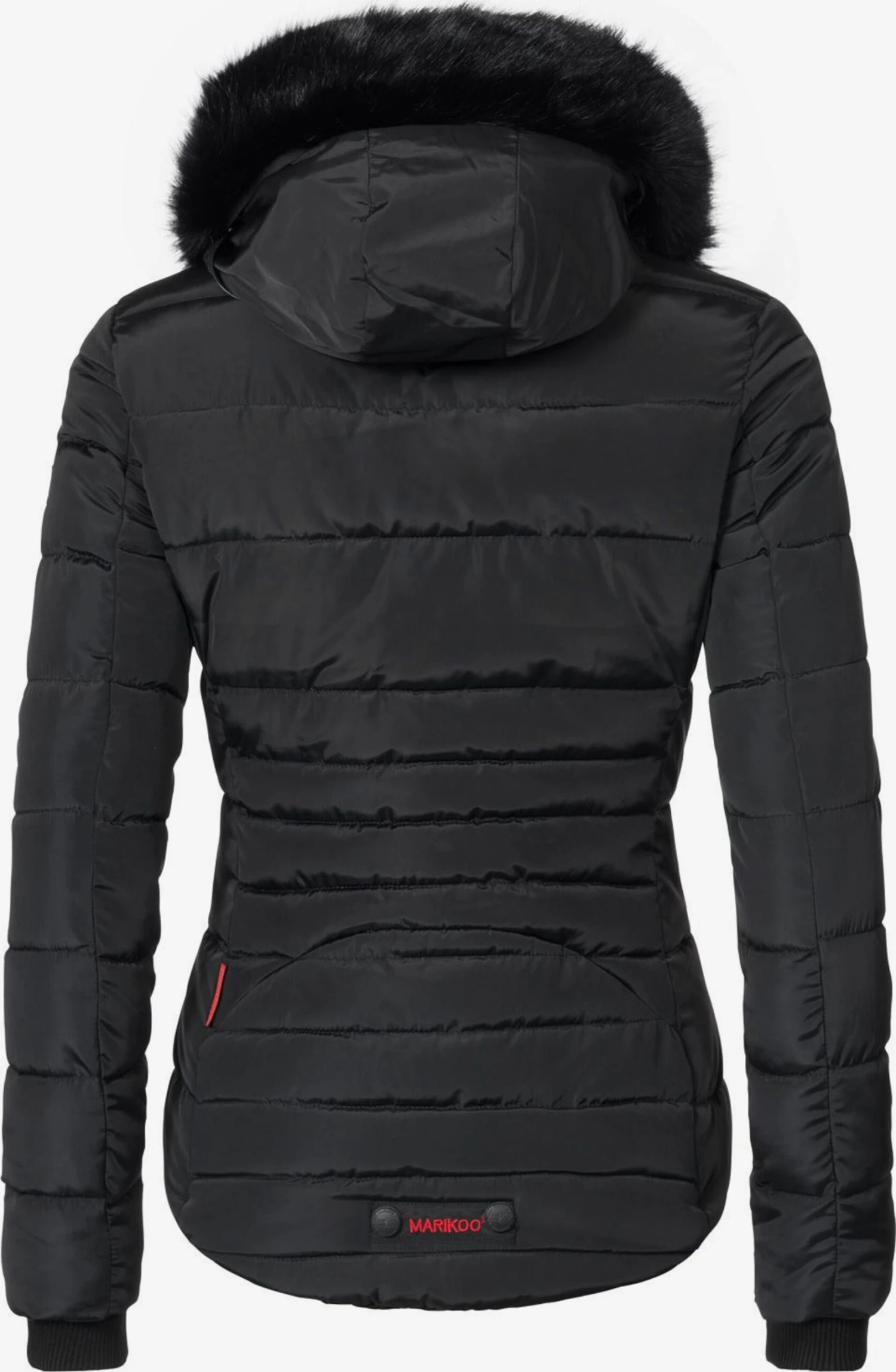Marikoo Vestes Matelassées Veste D’hiver Lotusblüte Femme Noir 4 Marikoo Vestes Matelassées Veste D’hiver Lotusblüte Femme Noir – Image 2