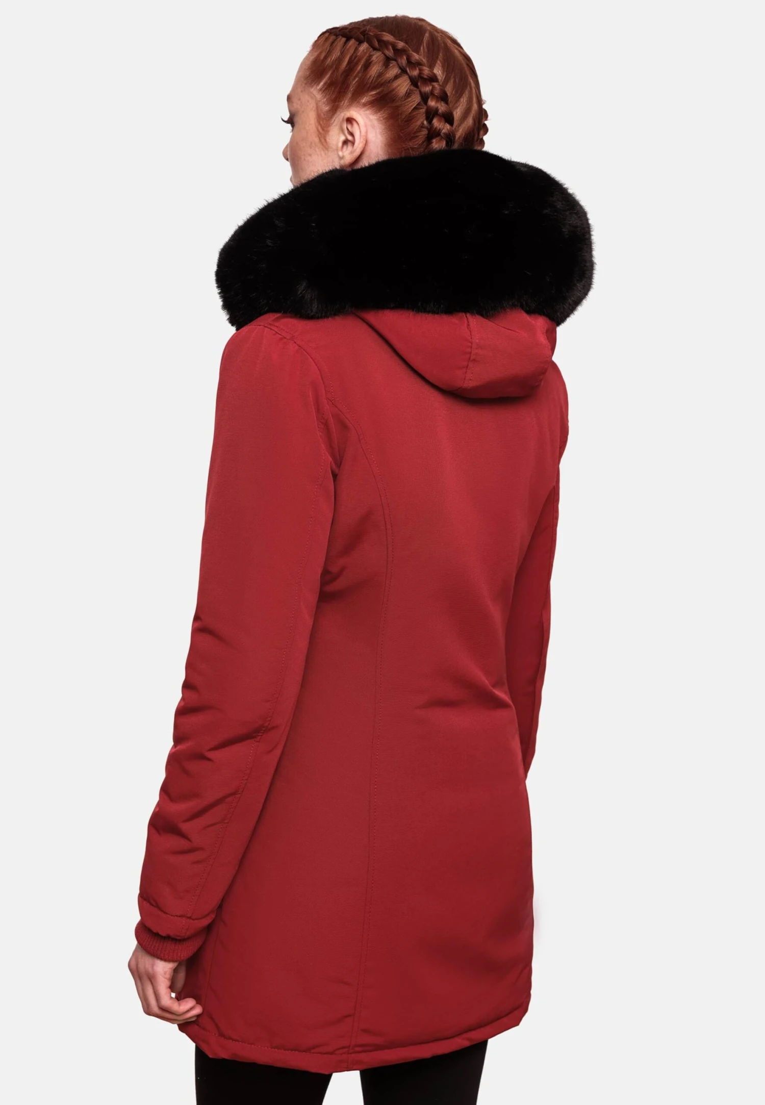 Marikoo Parkas Parka D’hiver Karmaa Femme Rouge 9 Marikoo Parkas Parka D’hiver Karmaa Femme Rouge – Image 7