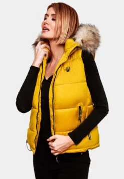 Marikoo Vestes Sans Manches Gilet Eisflöckchen Femme Jaune 21 Marikoo Vestes Sans Manches Gilet Eisflöckchen Femme Jaune -Marikoo c7f88beaca8ab030bfbde92f6831cb47