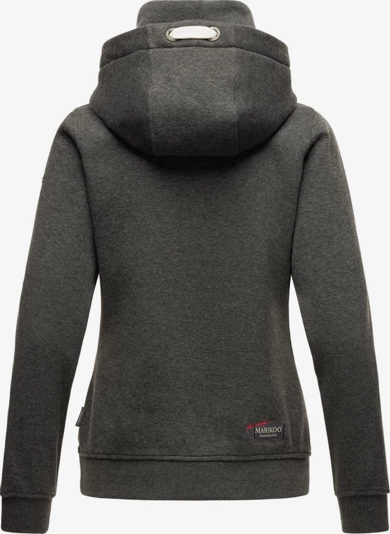 Marikoo Sweats à Capuche Sweat-shirt Chihiroo Femme Gris Foncé 6 Marikoo Sweats à Capuche Sweat-shirt Chihiroo Femme Gris Foncé – Image 4