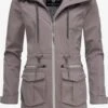 Marikoo Vestes Dextérieur Veste Fonctionnelle Ulissaa Femme Taupe 2 Marikoo Vestes Dextérieur Veste Fonctionnelle Ulissaa Femme Taupe -Marikoo c8d5796ebd54cef825eb953487d24409