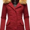 Marikoo Parkas Parka D’hiver Karmaa Femme Rouge / Rouge Sang -Marikoo c92d4e3e06ef7df6760151cb1312d4e5