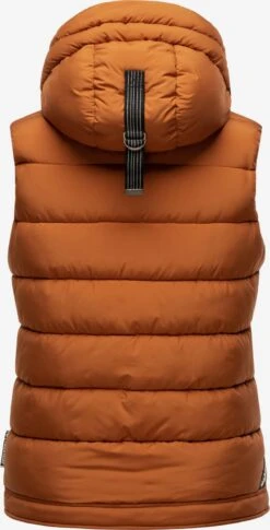 Marikoo Vestes Sans Manches Gilet Taisaa Femme Caramel -Marikoo c94522aaefe2382e5370241aa97e0eb2
