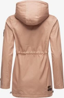 Marikoo Parkas Parka Mi-saison Nyokoo Femme Rose -Marikoo ca38c5727969239f73f2b0990f1f4799