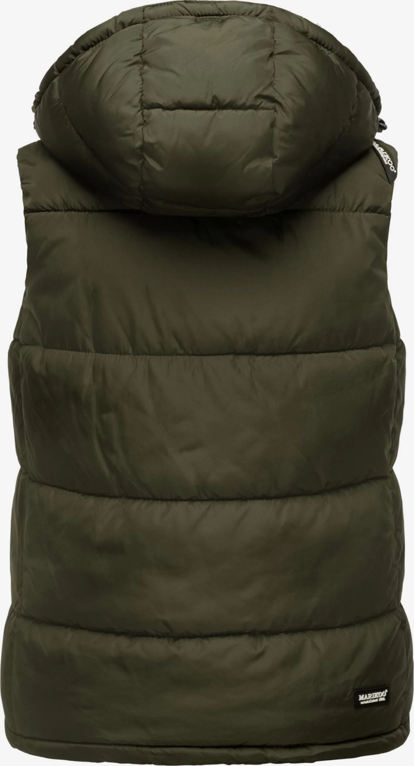 Marikoo Vestes Sans Manches Gilet Eisflöckchen Femme Olive 6 Marikoo Vestes Sans Manches Gilet Eisflöckchen Femme Olive – Image 4