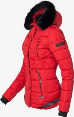 Marikoo Vestes Dhiver Veste D’hiver Lotusblüte Femme Rouge -Marikoo caf9121e1470b9ed9bcdf8d081de2eb8