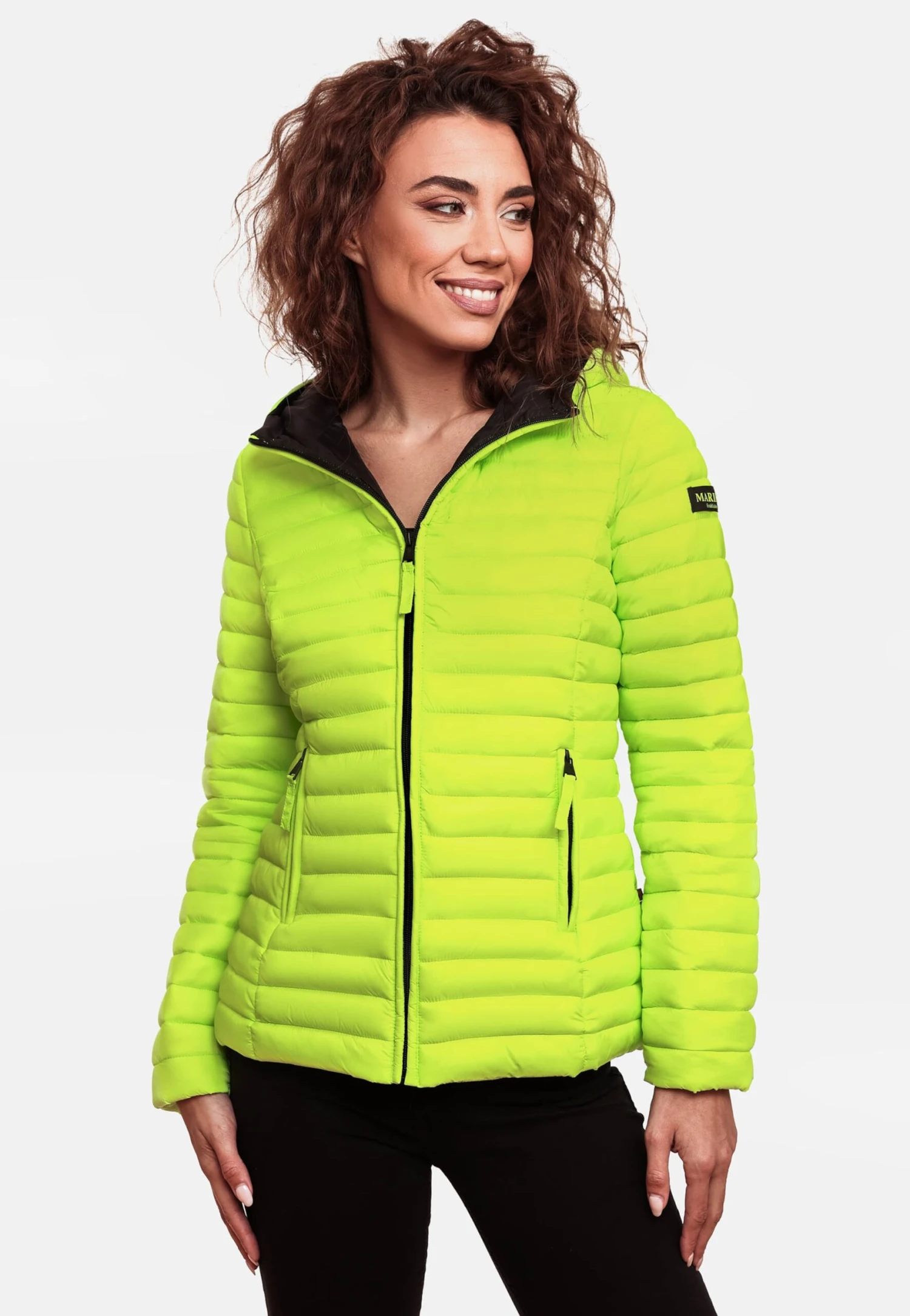 Marikoo Vestes De Mi-saison Veste Mi-saison Asraa Femme Vert Fluo 8 Marikoo Vestes De Mi-saison Veste Mi-saison Asraa Femme Vert Fluo – Image 6
