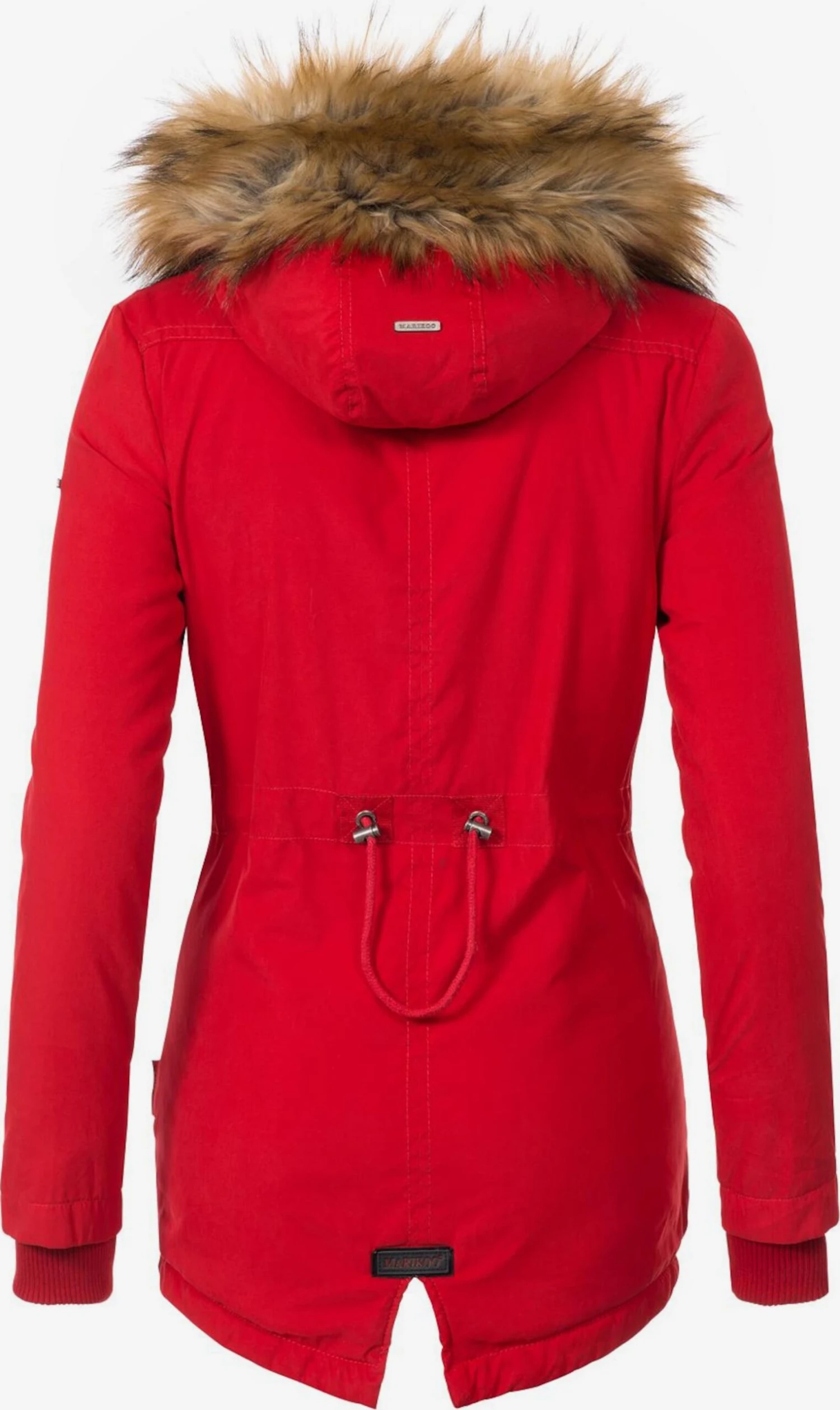 Marikoo Parkas Parka D’hiver Akira Femme Rouge 4 Marikoo Parkas Parka D’hiver Akira Femme Rouge – Image 2