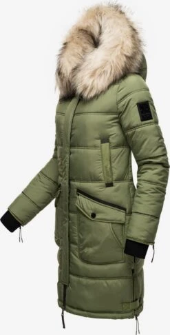 Marikoo Manteaux Dhiver Manteau D’hiver Chaskaa Femme Kaki -Marikoo cc26c34f238a7757b6c143f8ffe0295b