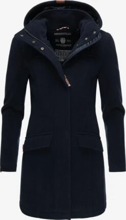 Marikoo Manteaux Dhiver Manteau D’hiver Femme Bleu Marine